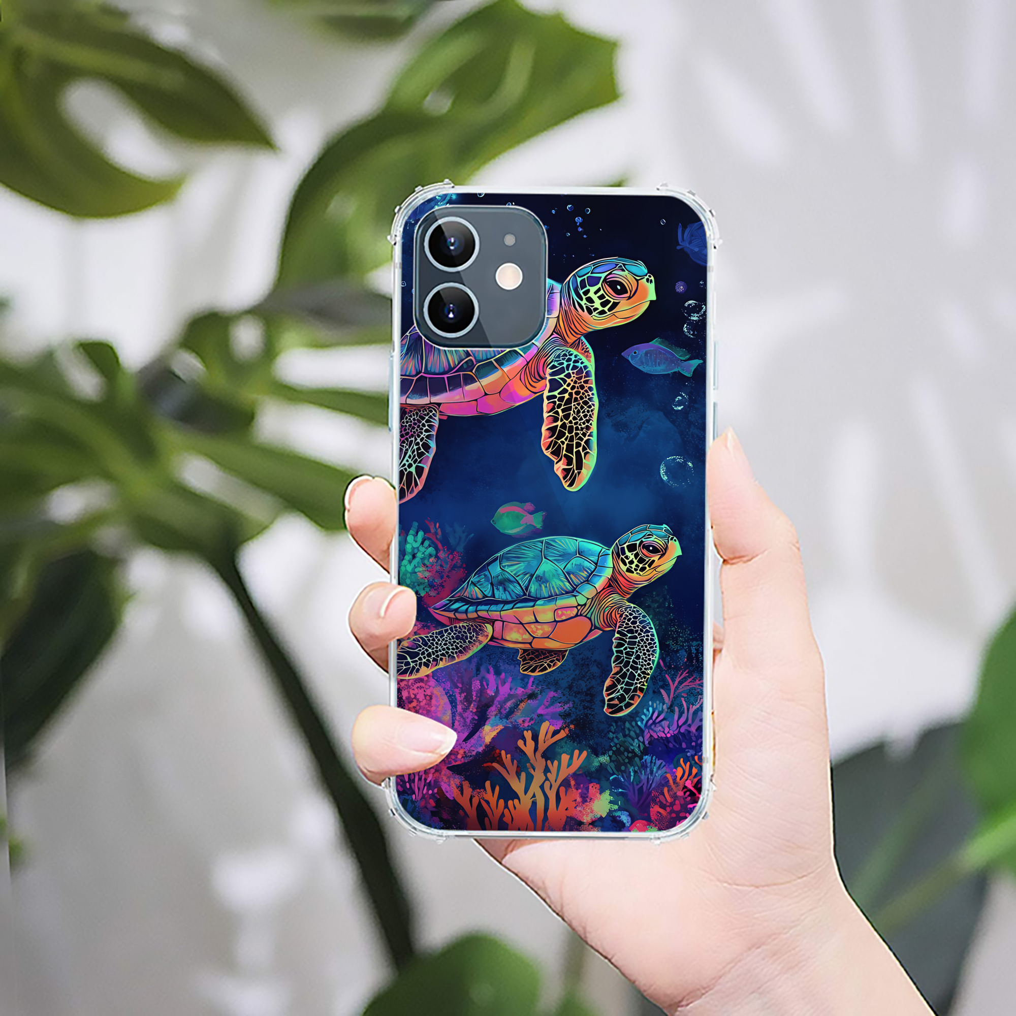 （画像用） ミッキーマウス Mickey Mouse 【iPhone 12シリーズ対応】透明スマホケース（クリアソフトケース）